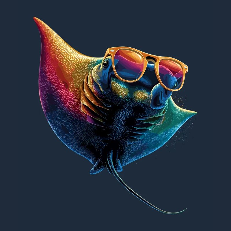 Manta Ray, Devil Ray, Stingray, Diver