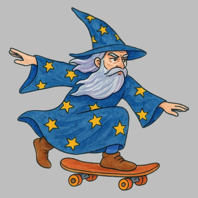 Starry Wizard Skateboard