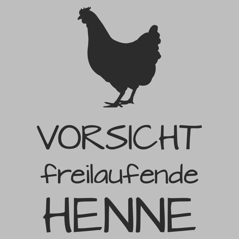 Caution hen free-range