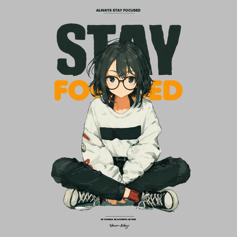 Restez concentré - Style anime