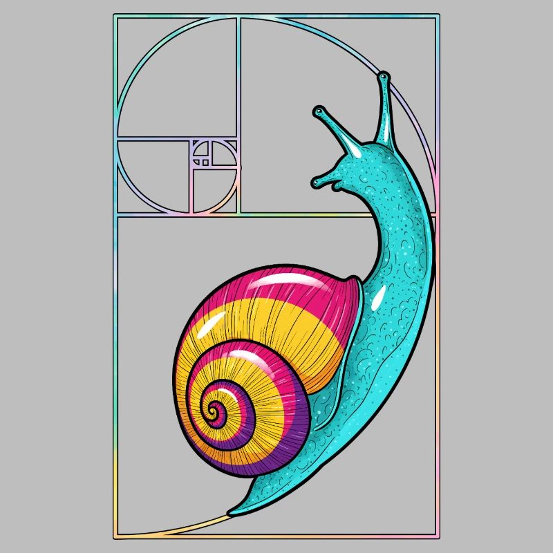 Fibonacci Spiral Snail