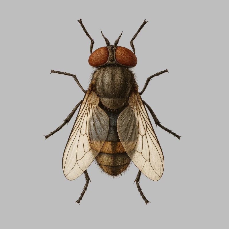 Hyperreal Fly Anatomy Tee