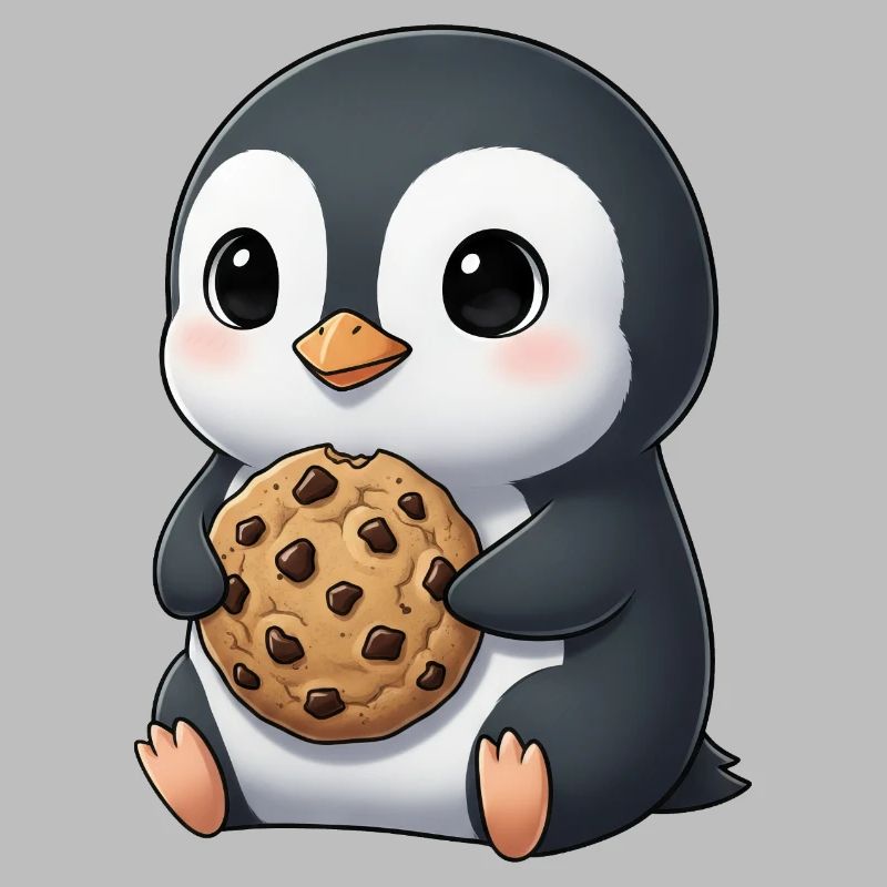 Biscuits pingouins mignons Biscuits de dessin animé Candy