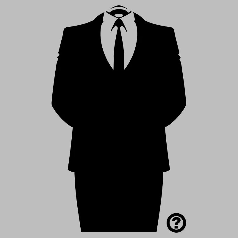 Anon Suit Hacker Mask Shirt