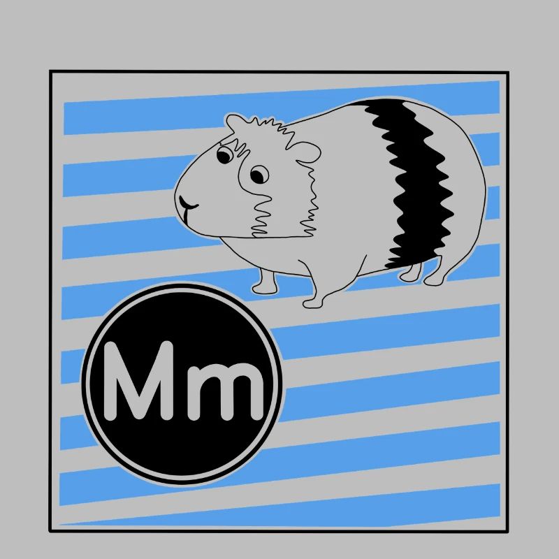 M pour cochon d’Inde