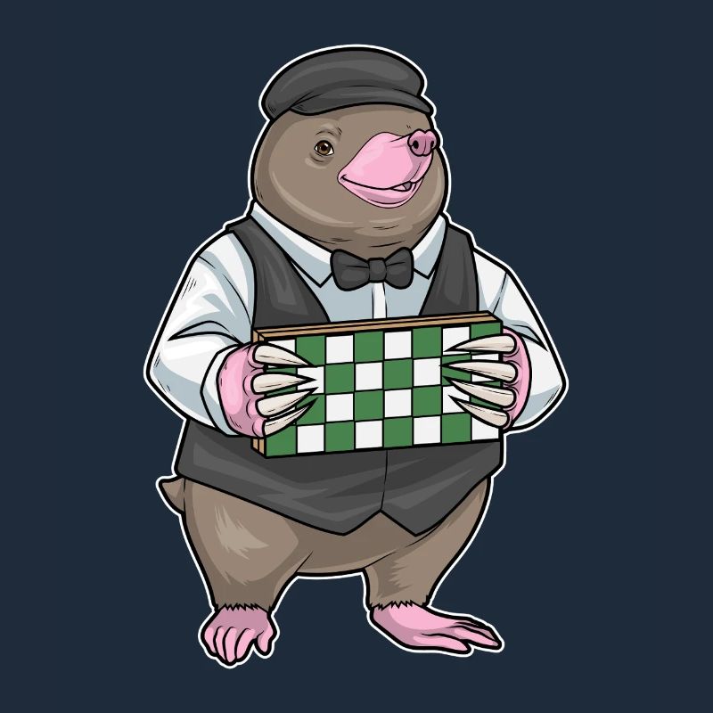Mole Chessboard Chess Board Game