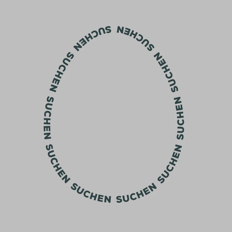 Happy Easter - Easter Egg Search - Typography