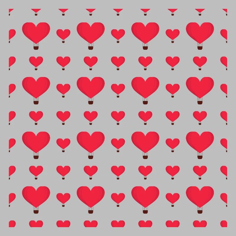 Heart Balloon Pattern