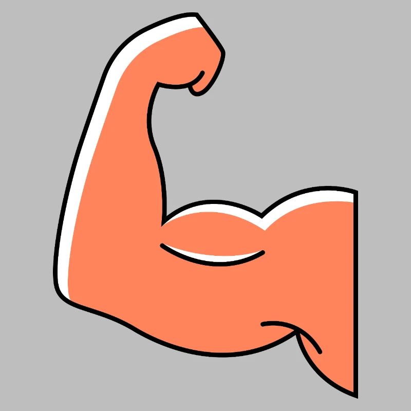 Muscle dumbbell icon
