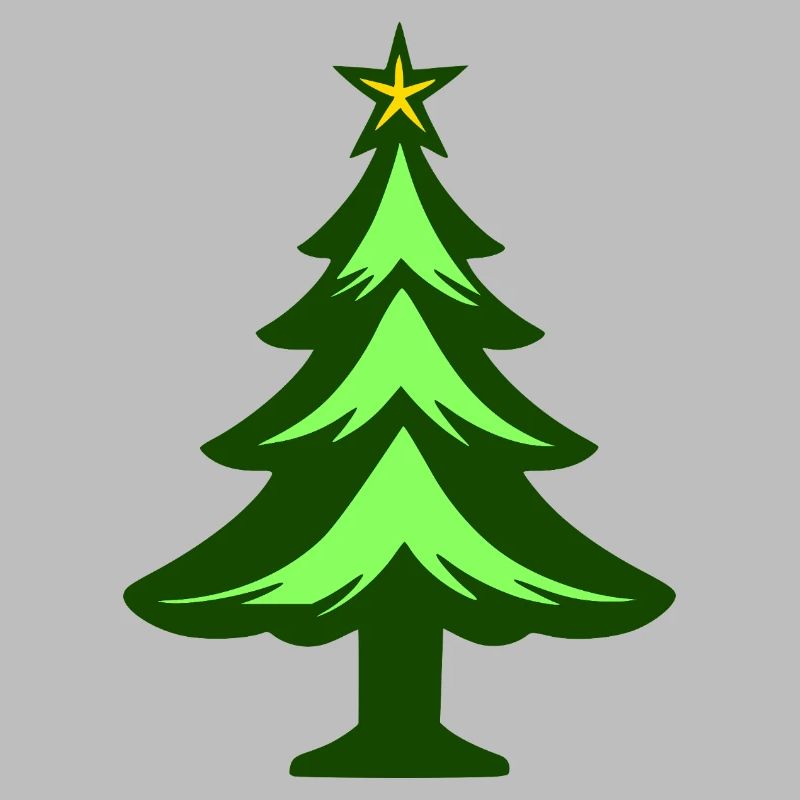 Simple Christmas Tree Graphic
