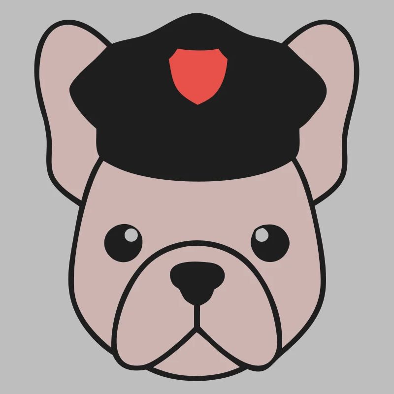 Frenchie Polizist Cop Security