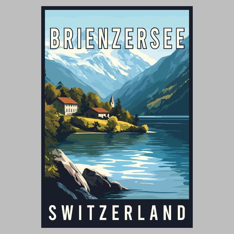 Explorez le lac alpin de Brienzersee en Suisse