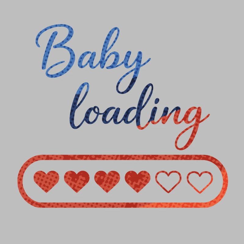 Baby Loading: Herz-Countdown