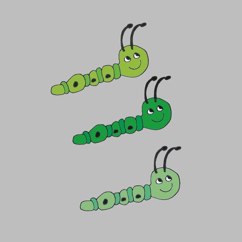 Chenilles en triplé