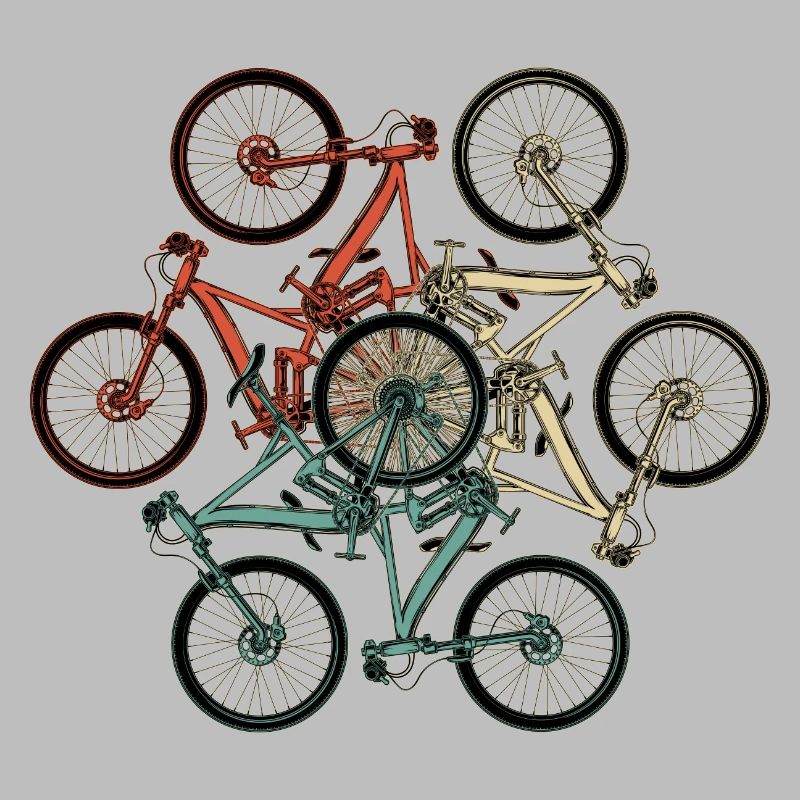 Bike Stack Collage