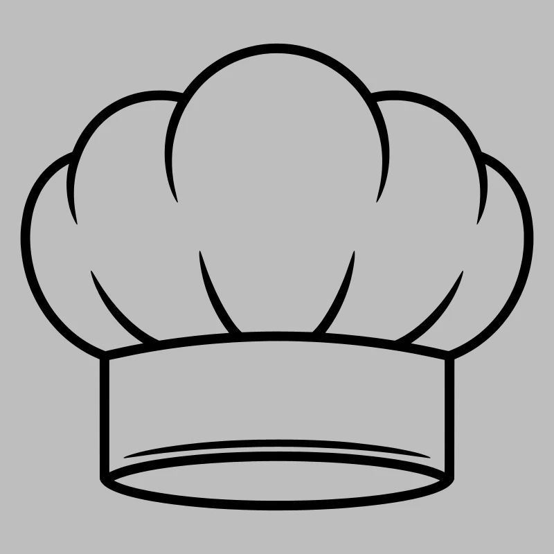 Chef Hat Vector Icon Design