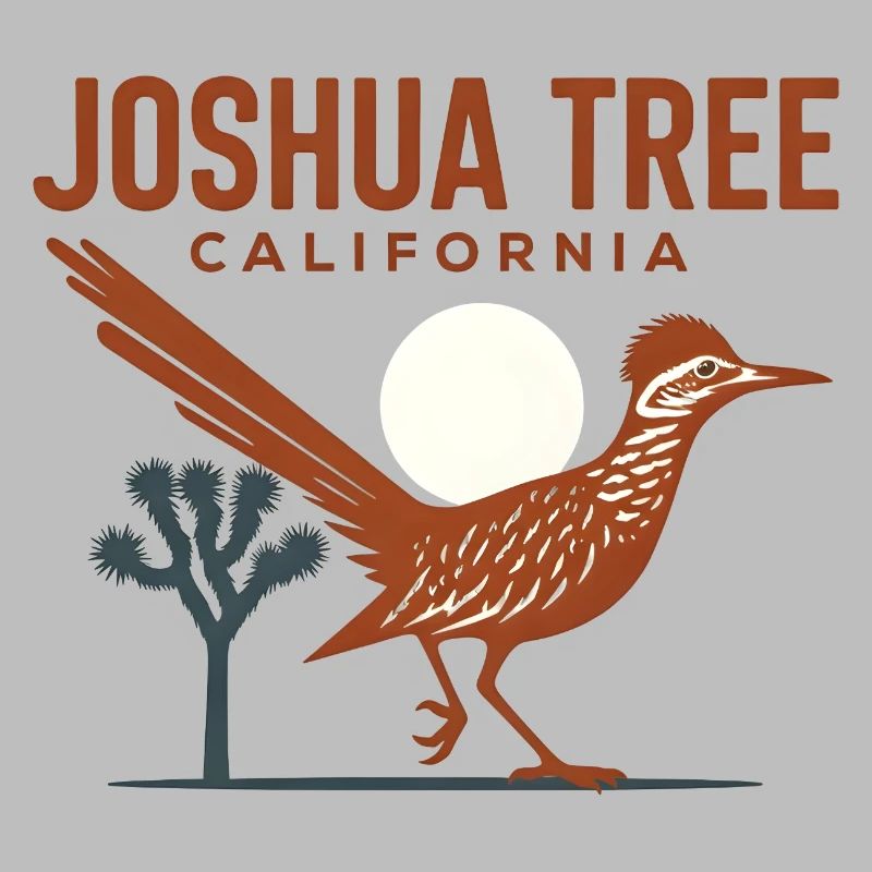 Joshua Tree Roadrunner Sunset