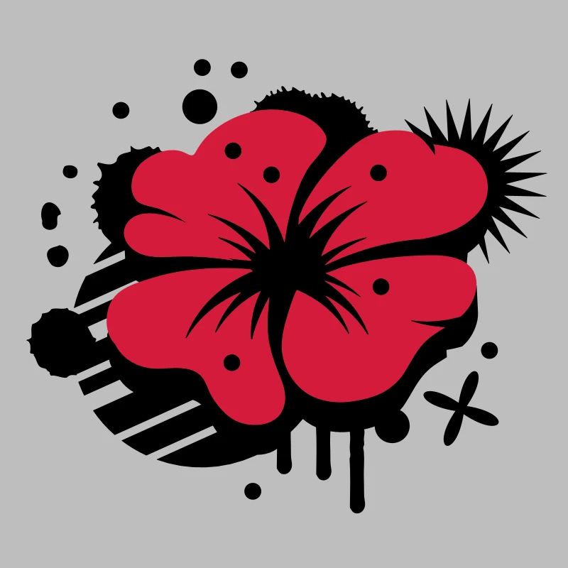 Klatschmohn als Graffiti