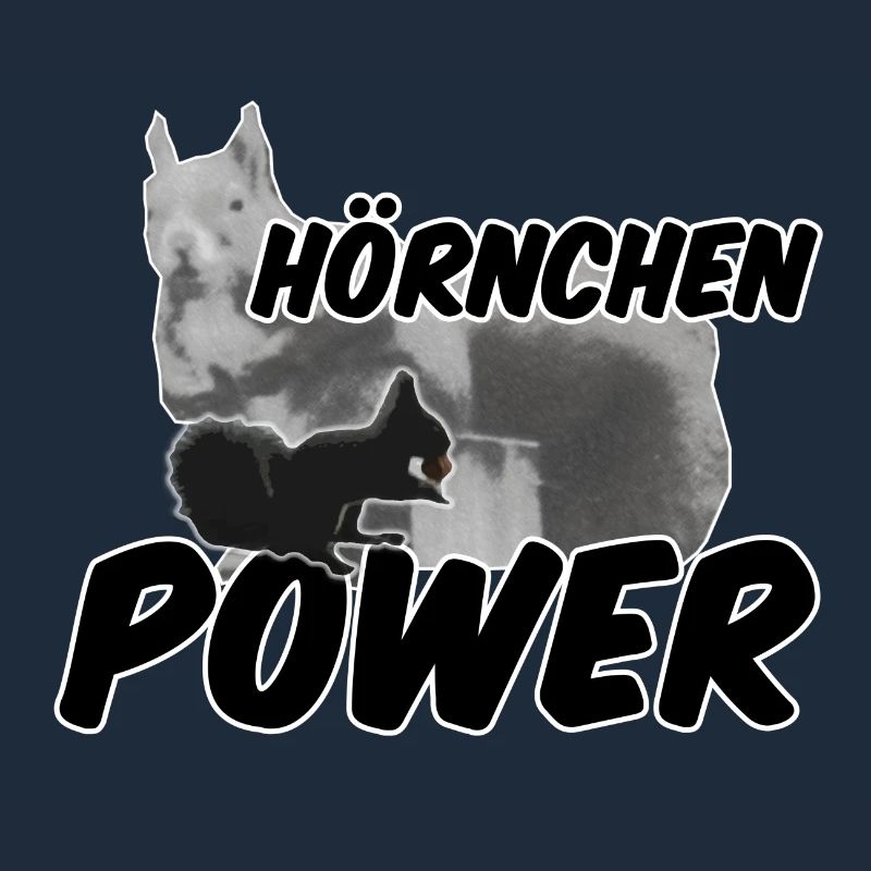 Hörnchenpower Eichhörnchen Tiere Spruch
