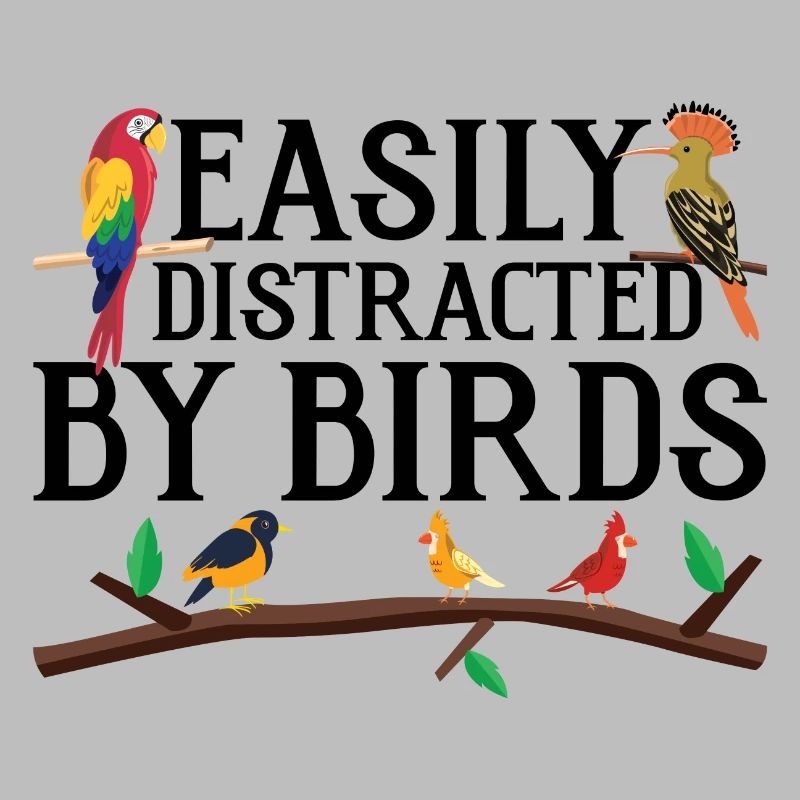 Facilmente distratto dagli uccelli