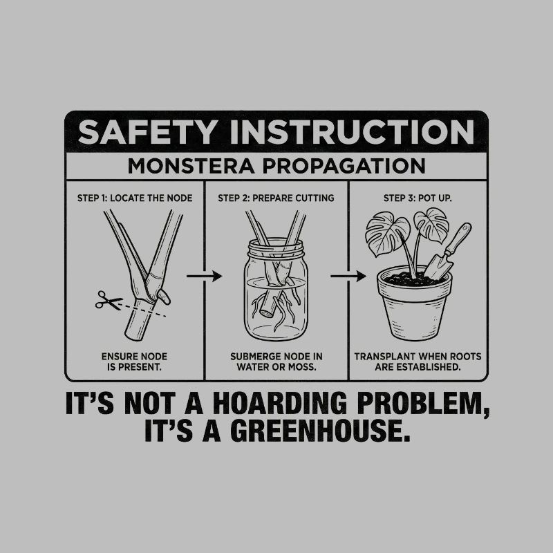 Guide de propagation de la monstera : c’est une serre, pas
