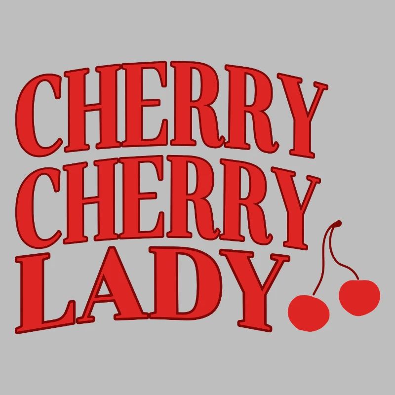 Cherry Lady Retro Script Typography