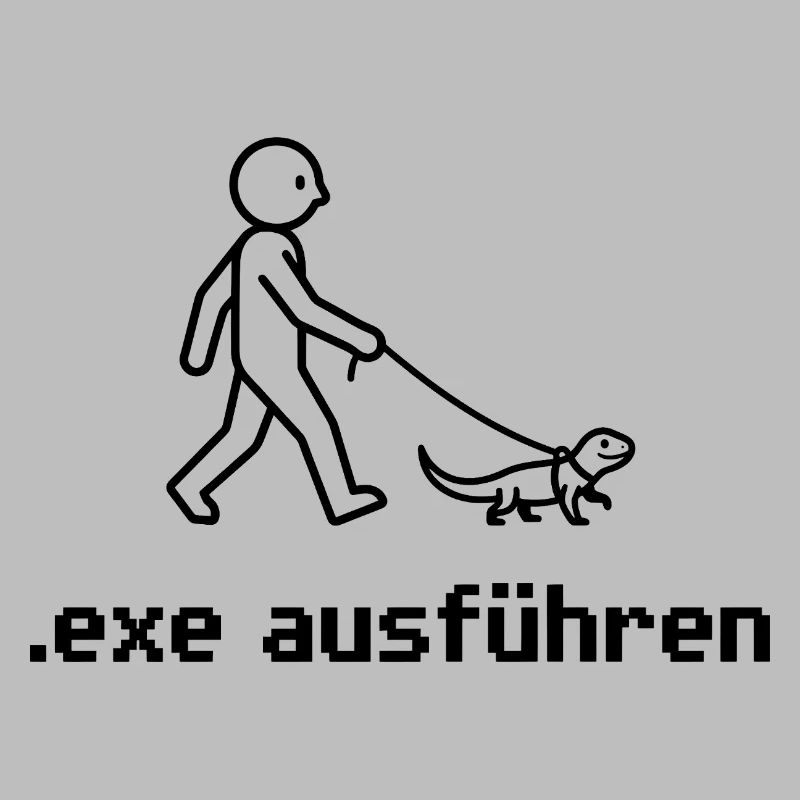 Exe Echse ausfuehren Admin Sysadmin Geschenk