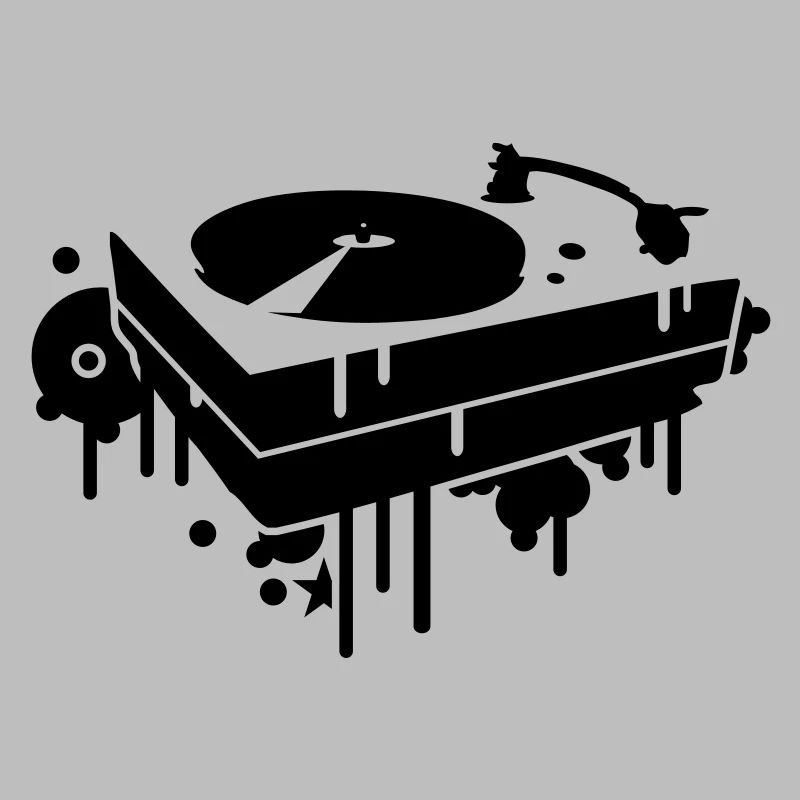 A record player