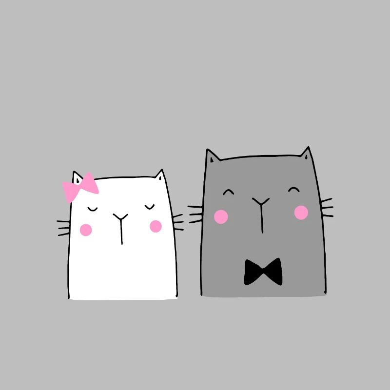 Cats Couple Wedding Gift