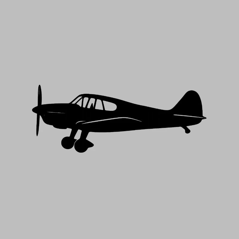 Messerschmitt Bf 108 Silhouette Flugzeug