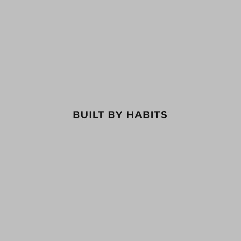 Construction par habitudes Typographie