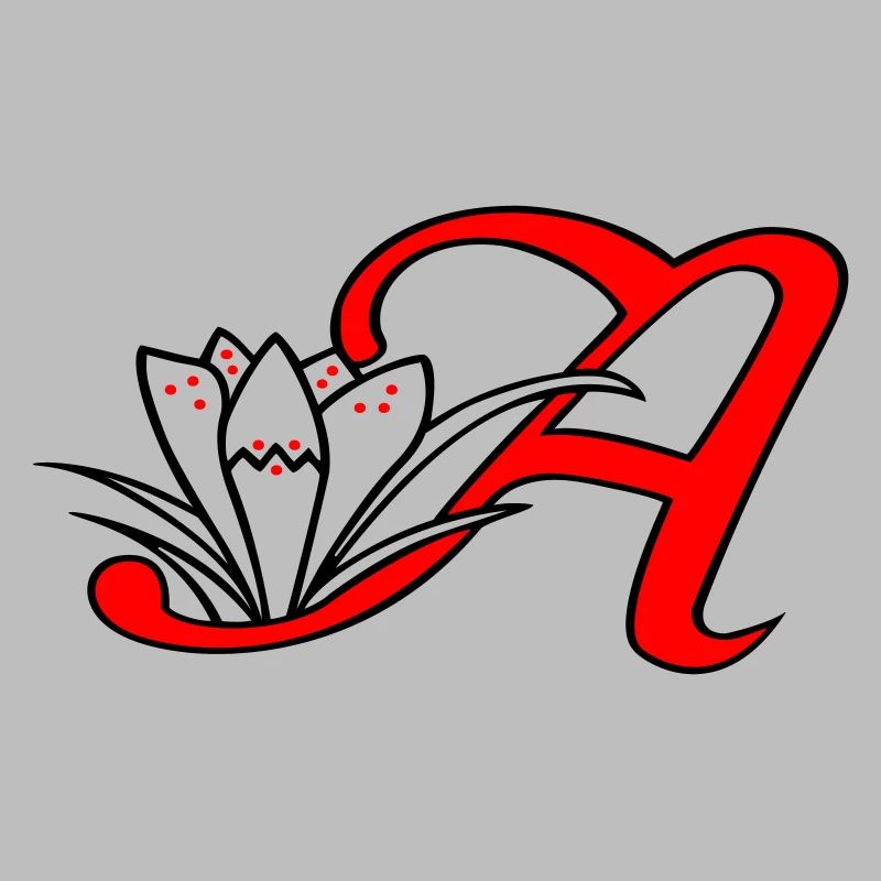 Buchstabe A Initiale