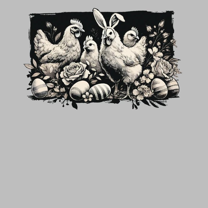 Easter Chickens Chicks Retro Aesthetic