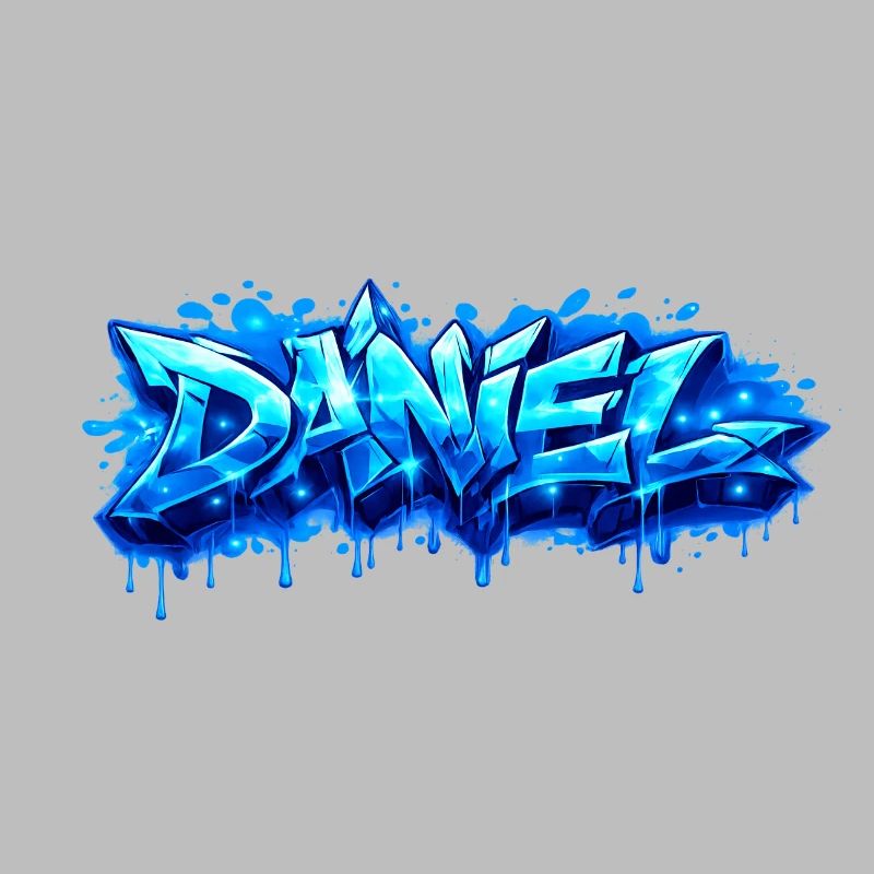 Graffiti DANIEL Name Gift Ideal Printable
