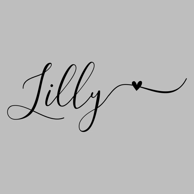 Lilly Name First Name Decorative