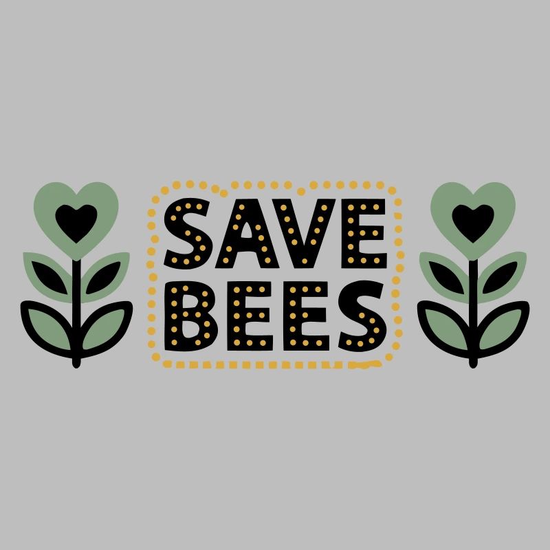  Save Bees Bienen Blumen Naturschutz Imker