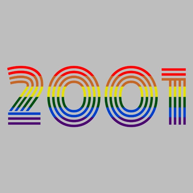 Retro Rainbow 2001 Design
