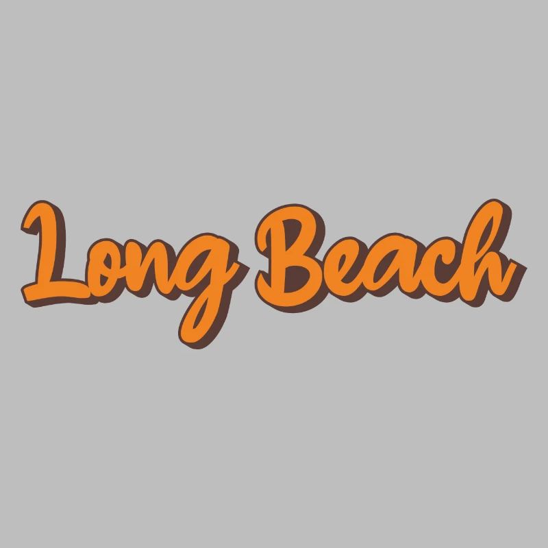 Long Beach Retro Script