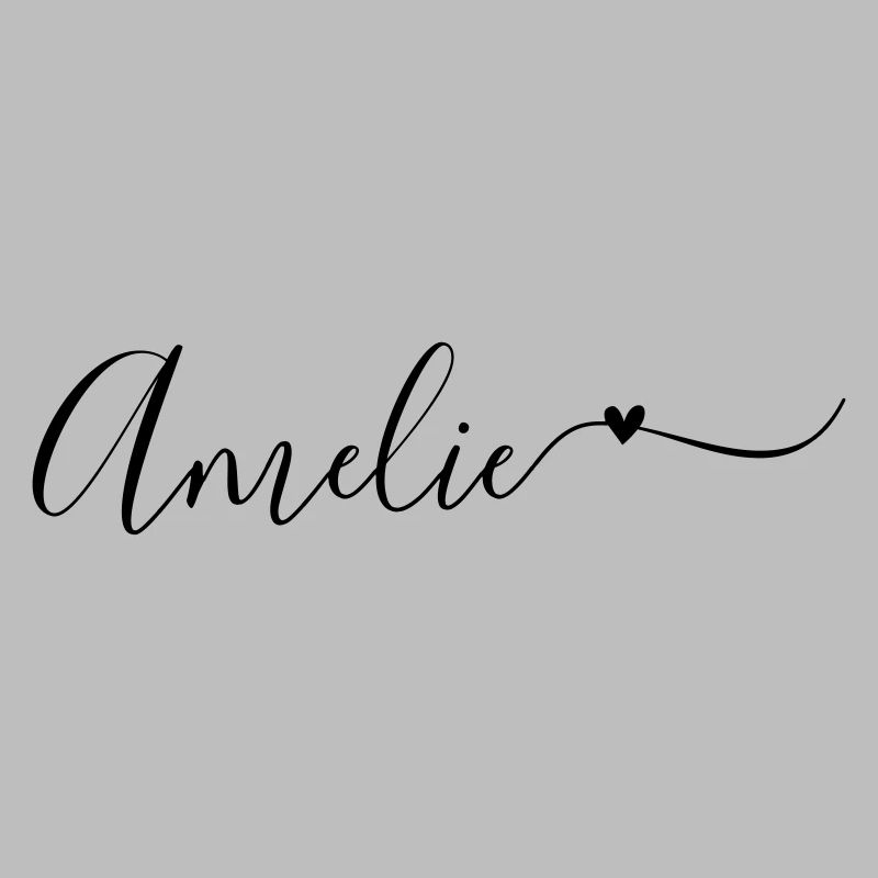 Amelie Last Name First Name Decorative