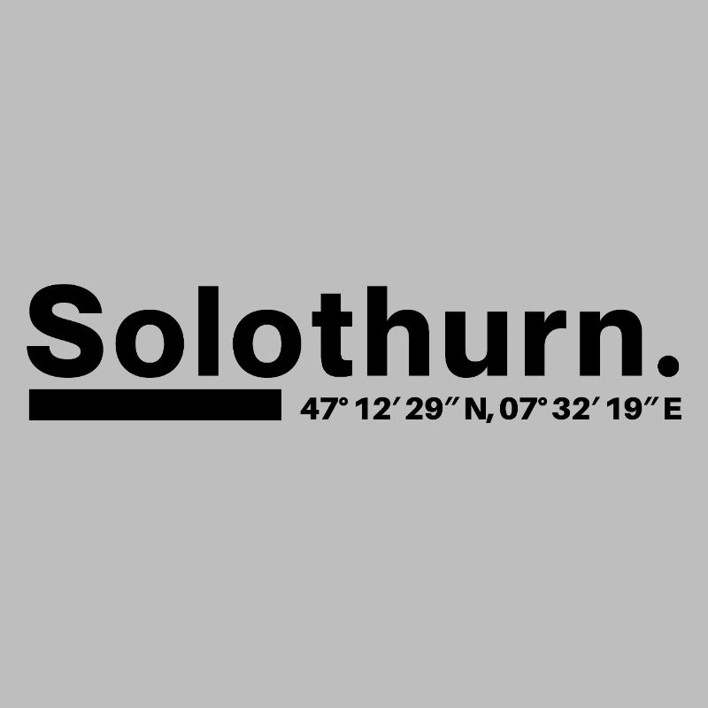 Solothurn coordinates Canton Switzerland