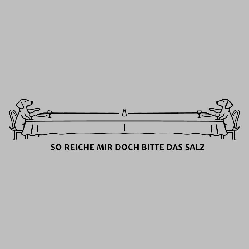 Salt Rich Slapstick Dachshund Long Table