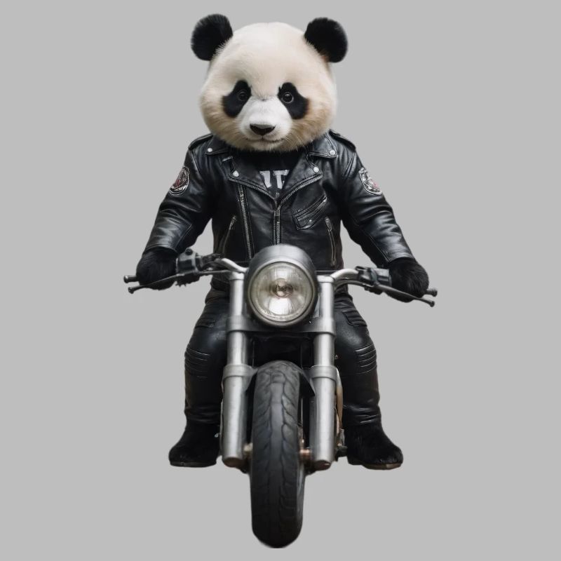 Biker Panda