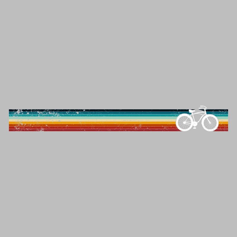Rainbow Stripe Bicycle Design