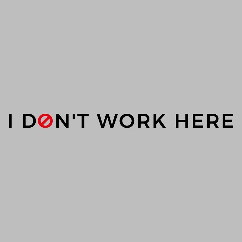 I don't work here.