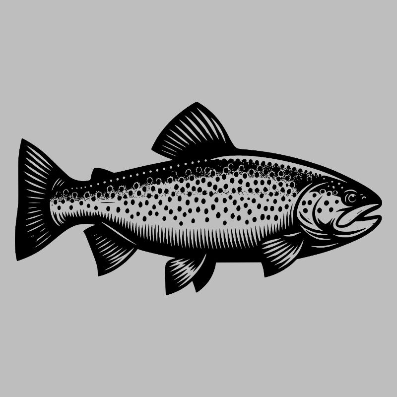 Rainbow Trout - True-to-life predatory fish design
