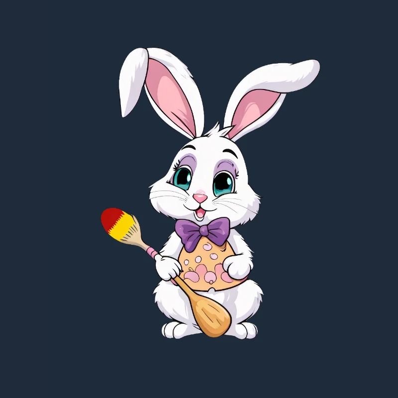 Easter bunny with Easter eggs