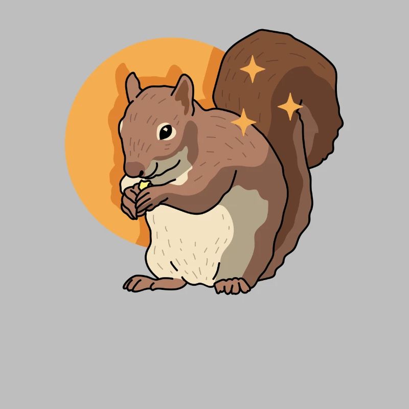 Süßes Eichhörnchen Grauhörnchen Geschenk