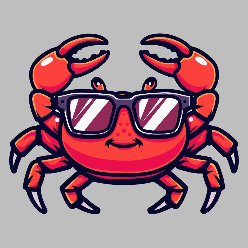 Krebs Krabbe Comic Cool