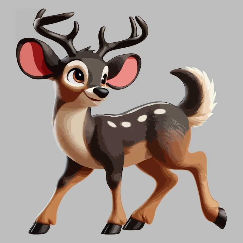Red deer Cervus elaphus juvenile