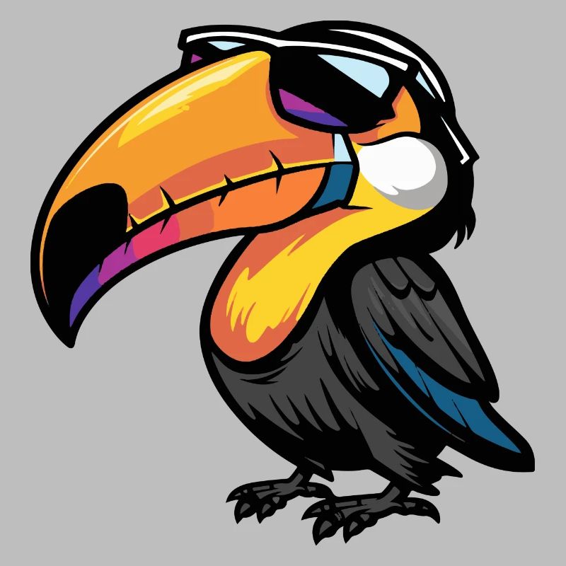 Toucan Bird Comic Cool
